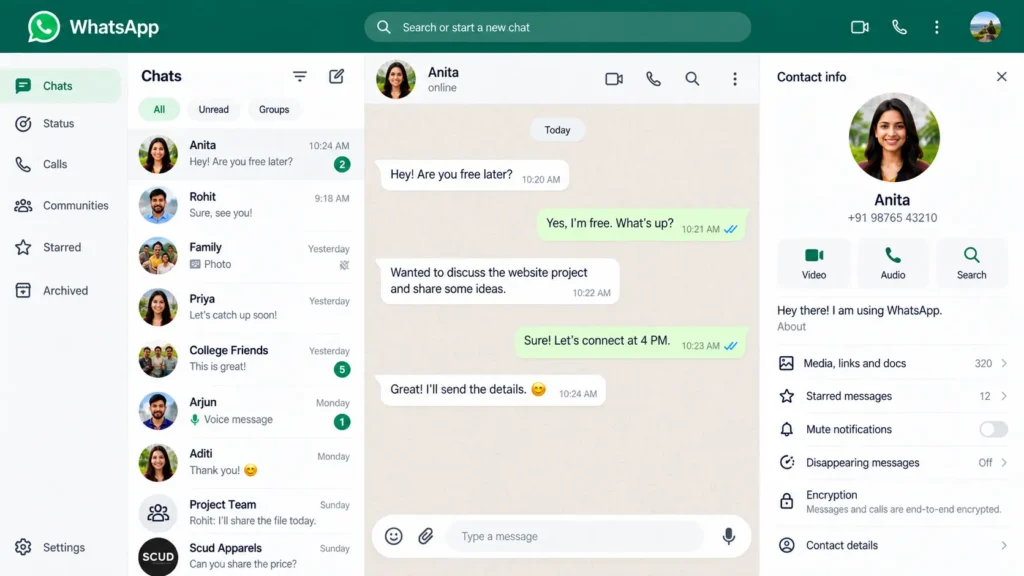 WhatsApp Business vs WhatsApp: What’s the Difference? whatsapp dashboard