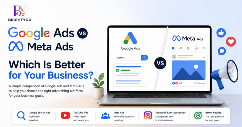 Google Ads vs Meta Ads: Which Is Better for Your Business? google ads vs meta ads featured image